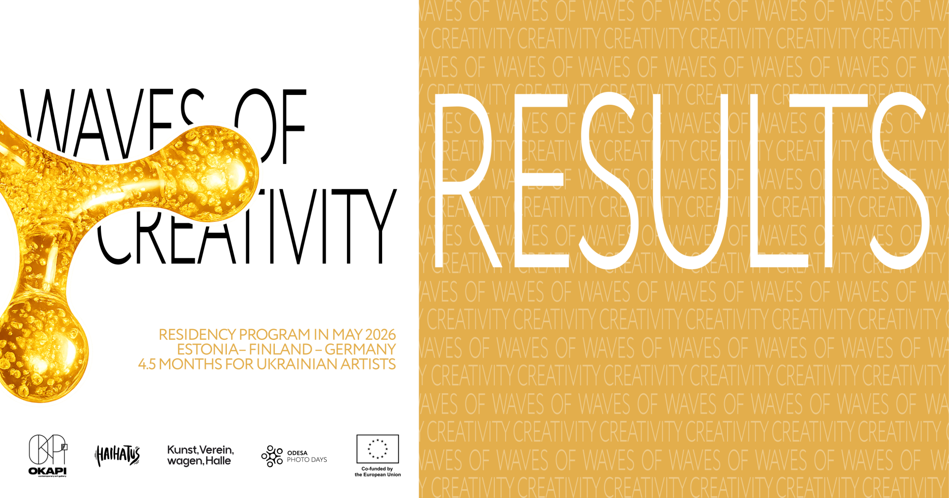 Оголошуємо учасників_ць резиденційної програми Waves of Creativity